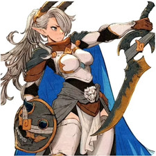 38mm Fantasy Female Warrior Resin Figure Sword Shield Style Unpainted Kit