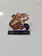 Vintage Penn 44 Lanes 200 Pin Pinback Button Oklahoma City, Ok.