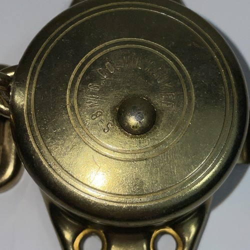 EUC Vtg Brass Protec King Tamper Proof Locking Security Chain Night Door Guard - Picture 3 of 10