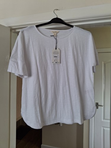 Seasalt Bryher View White Top Size 16