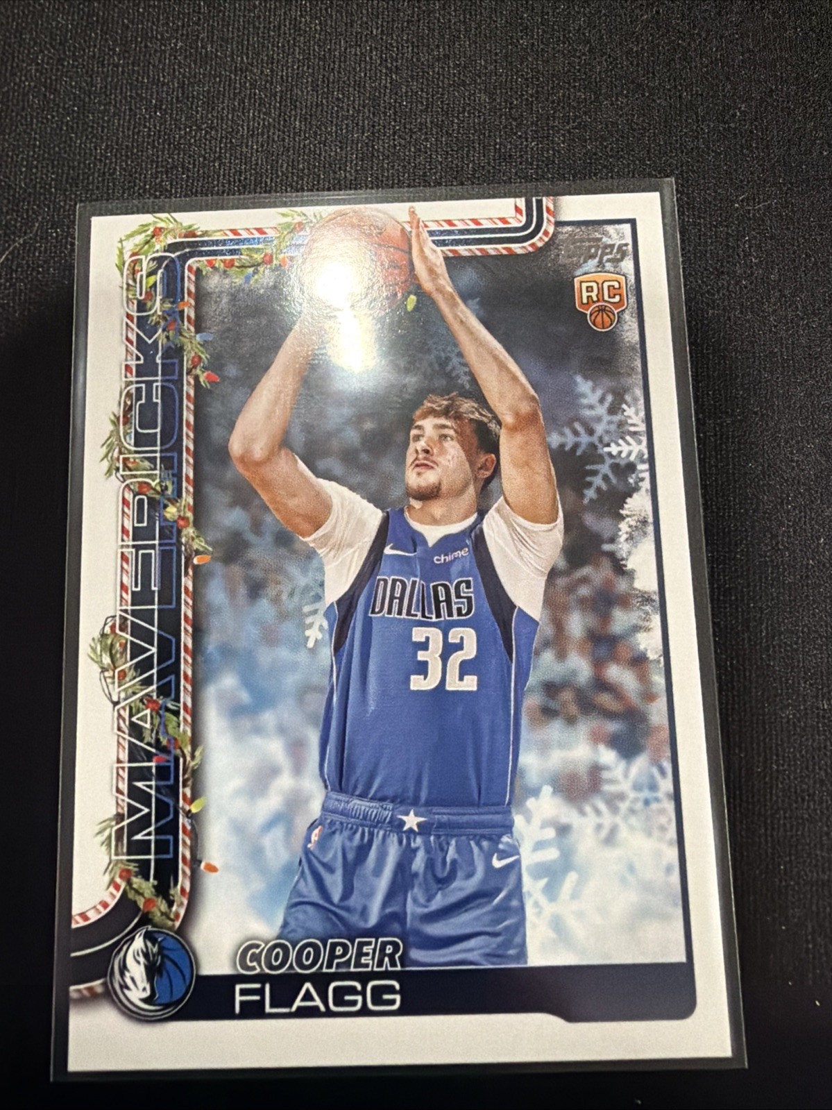 2025-26 Topps Holiday Cooper Flagg Rookie RC #H161 Dallas Maverick’s NBA