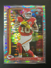 2025 Topps Chrome #149 Isiah Pacheco (RC) Pulsar - Kansas City Chiefs