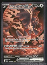Bloodmoon Ursaluna ex 168/131 Holo Prismatic Evolutions Pokemon TCG NM on eBay