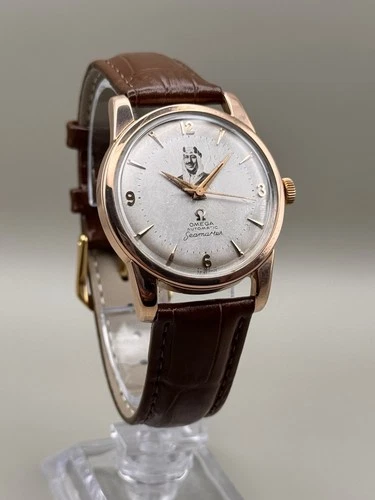 Omega Seamaster 2846-2848 SC King Saud Portrait 1950s Automatic Cal. 501 Vintage