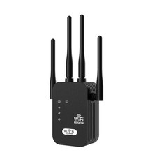 WiFi Extender Booster 1200Mbps 5GHz/ 2.4GHz w/ 4 Antennas Wider Coverage US Plug