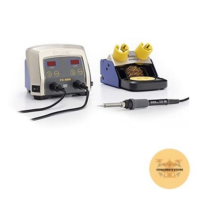 HAKKO FX889-81 2-Port Digital Soldering Station 100V Grounded Plug Made in Japan