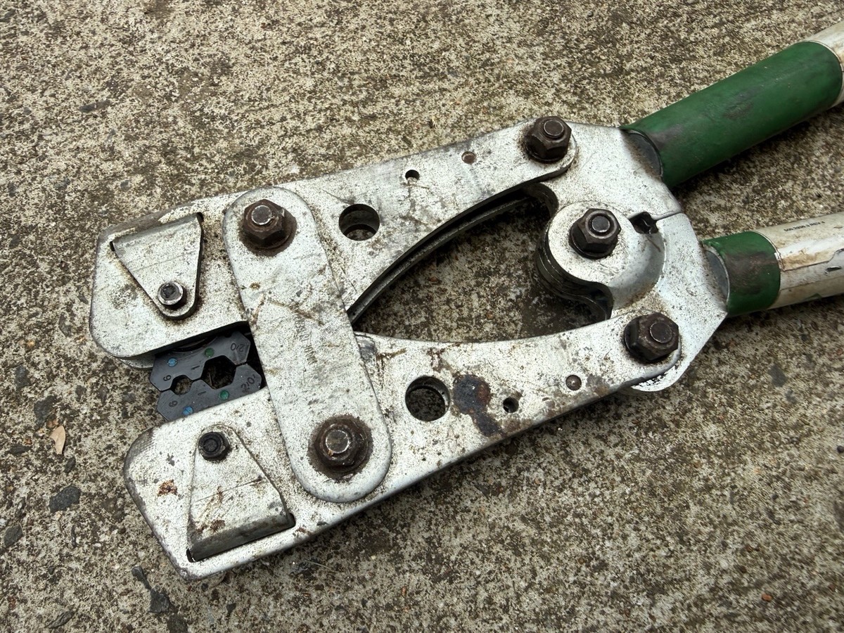 ゆうこりんページ Greenlee K09-2gl 8-4/0 AWG CU Crimping Tool Crimper for sale