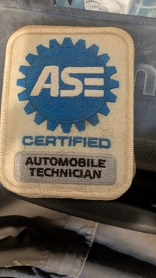 A Lot of 15 ASE Certifiied Automobile Technician Iron on patch