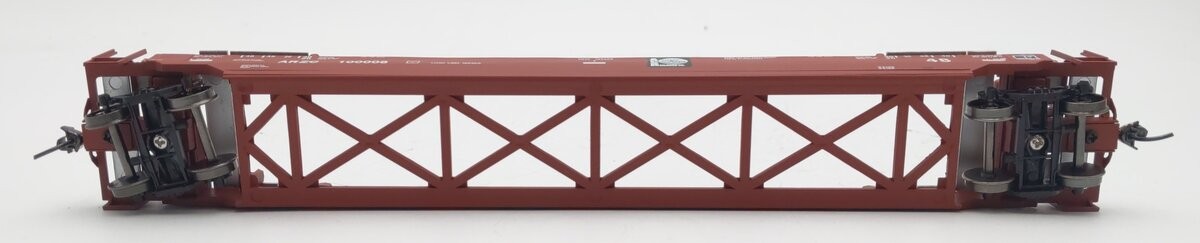 InterMountain 47256-02 HO Scale Arizona & California Husky Stack Car #100008 EX