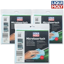 3x LIQUI MOLY 1651 Microfasertuch Reinigungstuch Poliertuch Autopflege Tuch