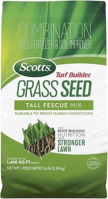 Scotts Turf Builder Grass Seed Tall Fescue Mix - Durable to Resist Harsh