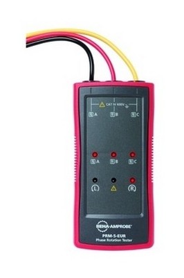 Beha-Amprobe Drehfeldrichtungsanzeiger LED Anzeige der drei Phasen 50-60Hz...