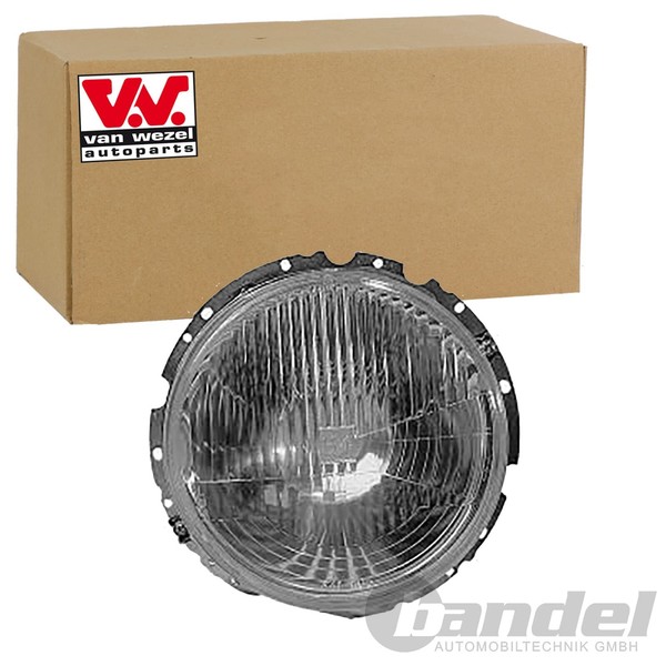 VAN Wezel H4 Scheinwerfer Links Rechts Passend FÜR VW Caddy Golf Transporter |-image