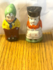 Vintage 1950s Japan People Woman and Toby Style Man  Salt and Pepper Shakers — photo 1