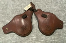 NWT $116 Beval Ltd Full Leather Ankle Boots Size 2 Brown Jumper Oversize Warmblo