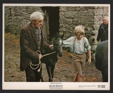 Black Beauty-Walter Slezak and Mark Lester-B&W-Still