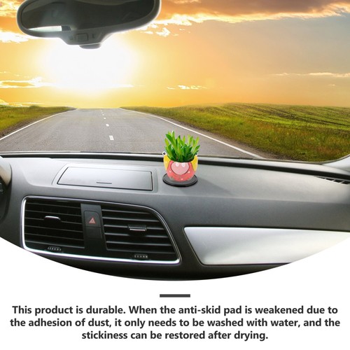 10 Pcs Rutschfeste Matte Reisen Rundes, Am Auto Montiertes Pad Armaturenbrett - 第 5/12 張圖片