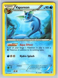 Vaporeon 22/98 Uncommon XY Ancient Origins Pokemon Card