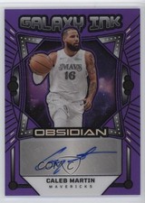 2024 Obsidian Galaxy Ink Electric Etch Purple Flood 7/49 Caleb Martin Auto 1p0q