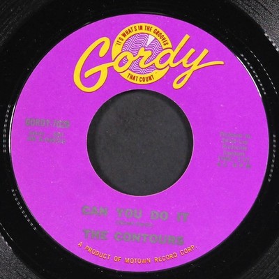 CONTOURS: can you do it / i'll stand by you GORDY 7'' Single 45 RPM