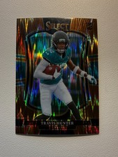 Travis Hunter 2025 Panini Select Premier Level Shock Prizm /899 #128 Rookie Card. rookie card picture