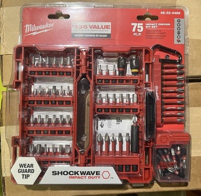 Milwaukee SHOCKWAVE Drill Bit Set (75-Piece)