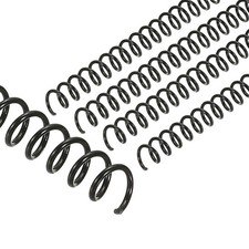 10mm 3/8" Spiral Binding Coils, 20 Pcs Spirals 75 Sheet Capacity, Black