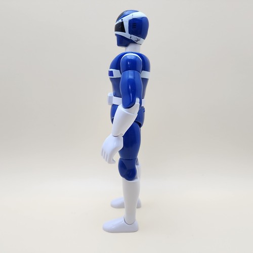 Power Rangers In Space (Vintage 1998) 8" & 5" BLUE RANGER Actionfigur Lot - Bild 5 von 13