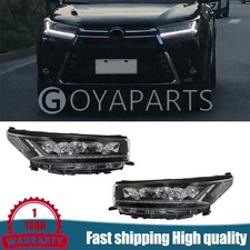 For 2017-2019 Toyota Highlander Headlights Assembly LED DRL Projector HeadLamps