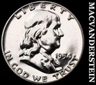 1954 Franklin Half Dollar- Hairlines- Proof Luster No Reserve #J1302