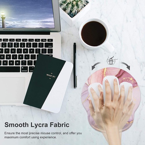 Mouse Pad with Wrist Rest, 3-in-1 Gaming Mouse Pad, Keyboard Wrist Rest, Ergo... - 第 4/8 張圖片