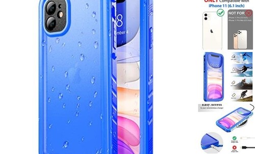 Waterproof Case for iPhone 11, Full Body Heavy Duty Protection Full Sealed