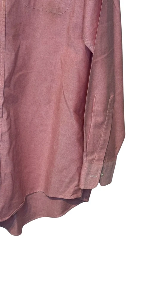 Camisa de vestir L.L Bean para hombre vintage manga larga abotonada #0XL76 talla 18-36 alta Foto 2 de 4