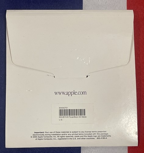 VTG Apple PowerBook G4 Media Software Restore Software Install iMovie 2 CD Discs - Picture 2 of 10