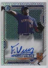 2021 Bowman Mega Box Chrome Mojo Auto Freddy Valdez #BMA-FV Auto 1ek2