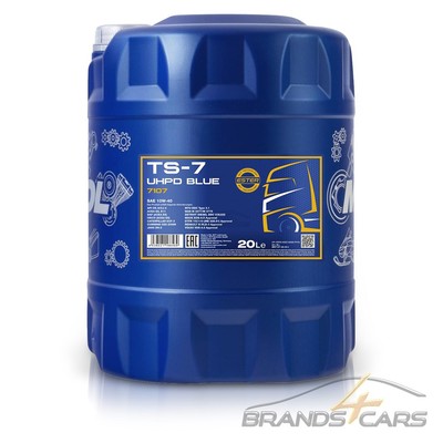 MANNOL 20 L TS-6 UHPD 10W-40 ECO MOTORÖL FÜR MB MAN IVECO DEUTZ CUMMINS 5322422