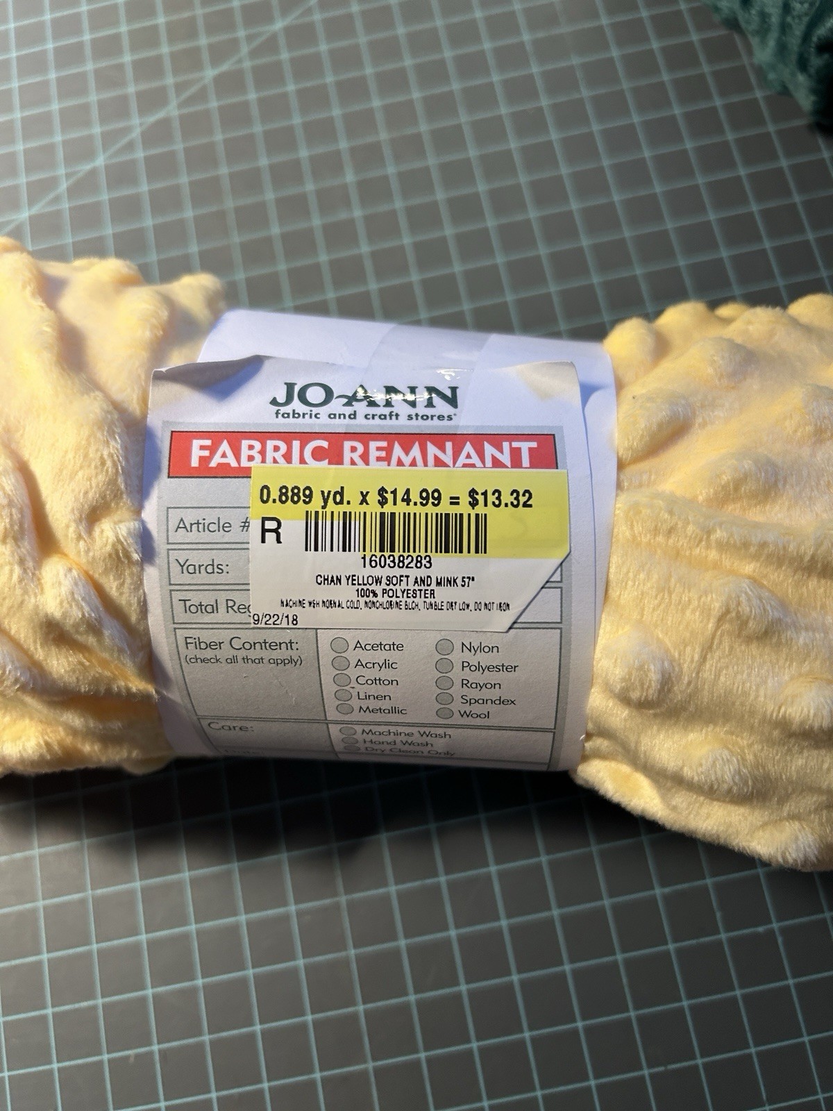 Lot Simple Dot Minky Remnants 4+ Yards Joann Orange Yellow Blue Green