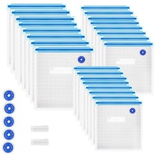 Sous Vide Bags 31 Pcs 24 Pcs Vacuum Zipper Bags  2 Seal Clips  5 Air Valve...