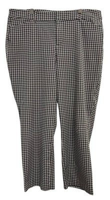 Old Navy Pants Womens 16 Gray High Rise Pixie Houndstooth Stretch Ankle