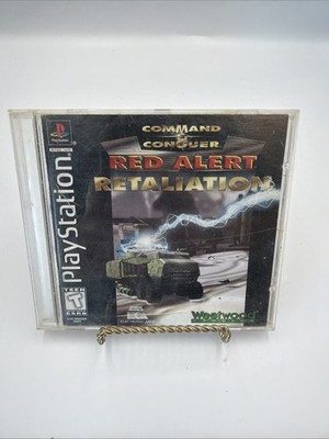 Command and Conquer Red Alert Retaliation PlayStation PS1 Disc 1 / Case / Manual