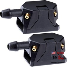 2pcs Adjustable Windshield Washer Nozzles, 3-Way Universal Aimable Car Front
