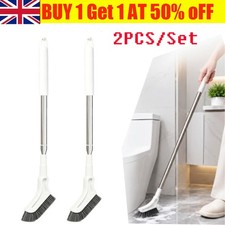 2Pcs Telescopic Cleaning Magic Brush Long Handle Narrow Gap Scrubber Extendable