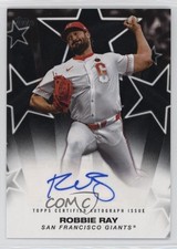 2025 Topps Series 1 Baseball Stars Black 3/10 Robbie Ray #BSA-RR Auto w7p