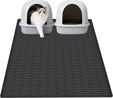 XXL Extra Large Silicone Cat Litter Trapping Mat for Scatter Control, 40"x30" 10