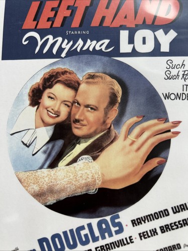 THIRD FINGER, LEFT HAND--MYRNA LOY & MELVYN DOUGLAS (DVD, 1940) Warner Archive - Foto 3 di 10
