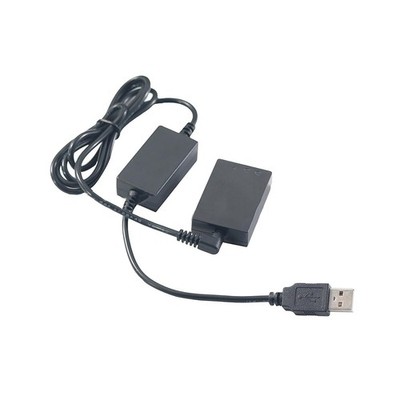 Power Charger Cable ACK-E12+DR-E12 Dummy Battery Charger For Canon EOS M2 M10 A
