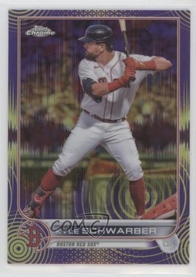 2022 Topps Chrome Sonic Purple & Yellow Pulse Refractor /299 Kyle Schwarber 0s1o