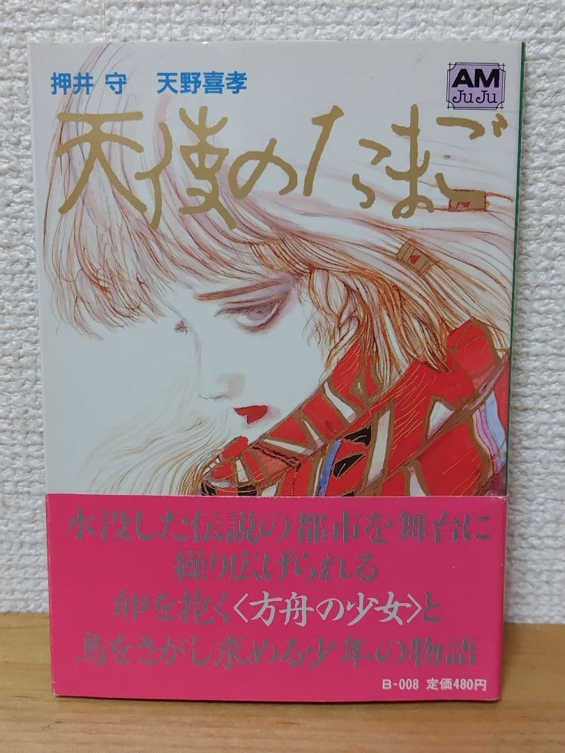 Angel's Egg Mamoru Oshii Yoshitaka Amano Animage Bunko First Edition Rare Book