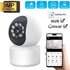 3MP Wifi PTZ Security Camera Mini Baby Monitor Two-way Audio 360° Indoor Camera