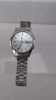 Seiko 5 Automatic Movement Watch 7009-3100(A1), Silver French